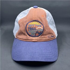 NWOT LL Bean Baseball Cap Hit The Trail Unisex One Size Adjustable 🥾 Hiking cap